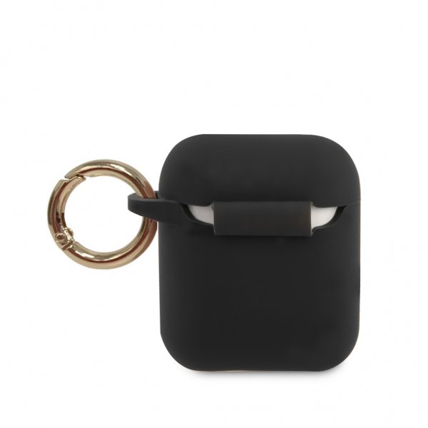 Guess AirPods (1/2) Deksel Gold Triangle Svart