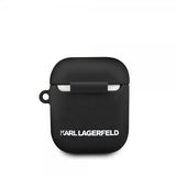 Karl Lagerfeld AirPods (1/2) Deksel Iconic Cover Svart