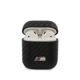 BMW AirPods (1/2) Deksel Karbonfibertekstur Svart