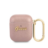 Guess AirPods (1/2) Deksel Saffiano Rosa