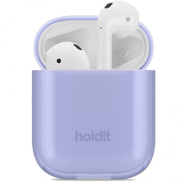 holdit AirPods (1/2) Deksel Seethru Lavender