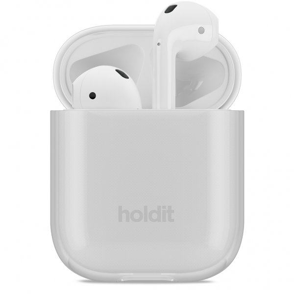 holdit AirPods (1/2) Deksel Seethru Hvit