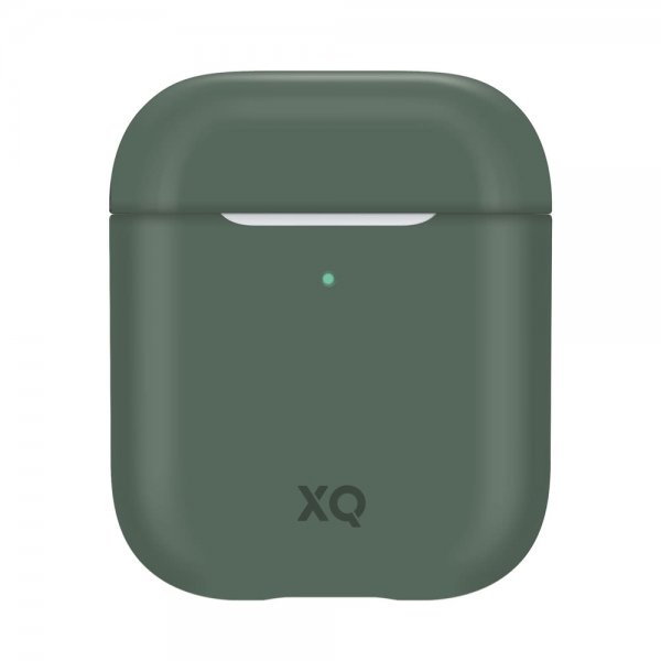 Xqisit AirPods (1/2) Deksel Silikoni Case Grønn