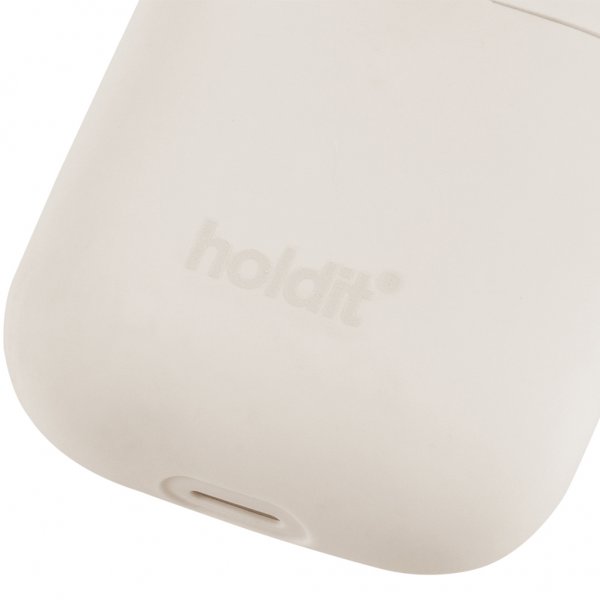 holdit AirPods (1/2) Deksel Silikon Nygård Light Beige