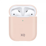 Xqisit AirPods (1/2) Deksel Silikoni Case Rosa
