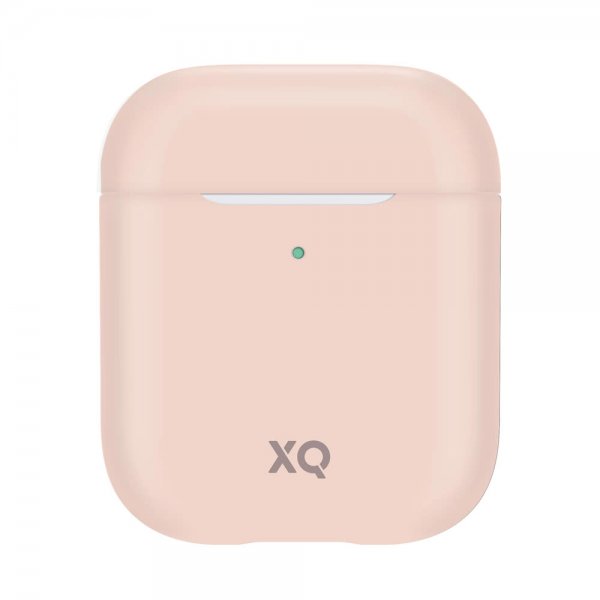 Xqisit AirPods (1/2) Deksel Silikoni Case Rosa
