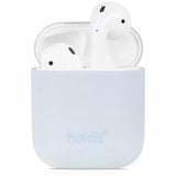 holdit AirPods (1/2) Deksel Silikon Mineral Blue