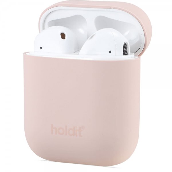 holdit AirPods (1/2) Deksel Silikon Nygård Blush Pink