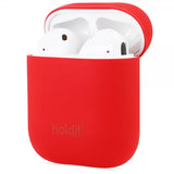 holdit AirPods (1/2) Deksel Silikon Nygård Ruby Red