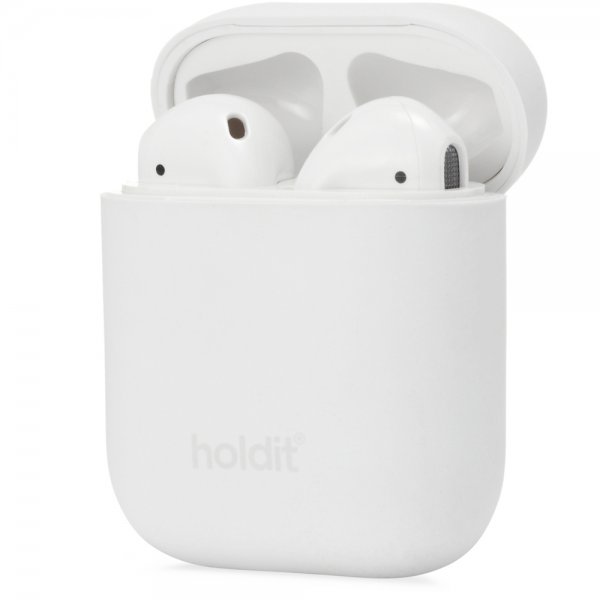 holdit AirPods (1/2) Deksel Silikon Nygård Hvit