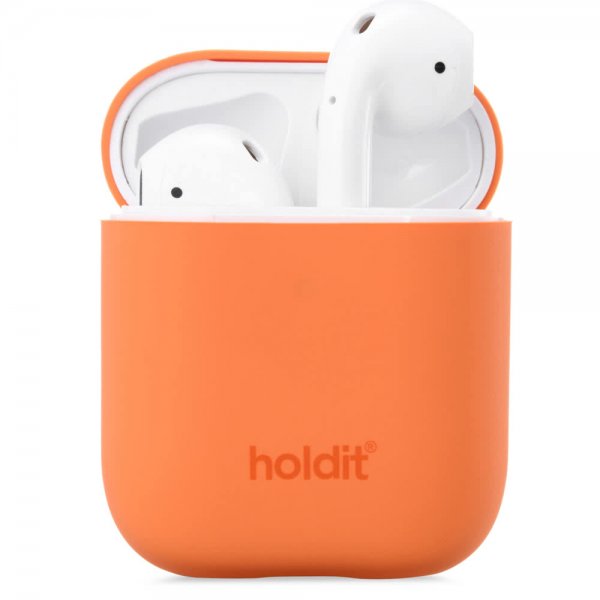 holdit AirPods (1/2) Deksel Silikon Oransje