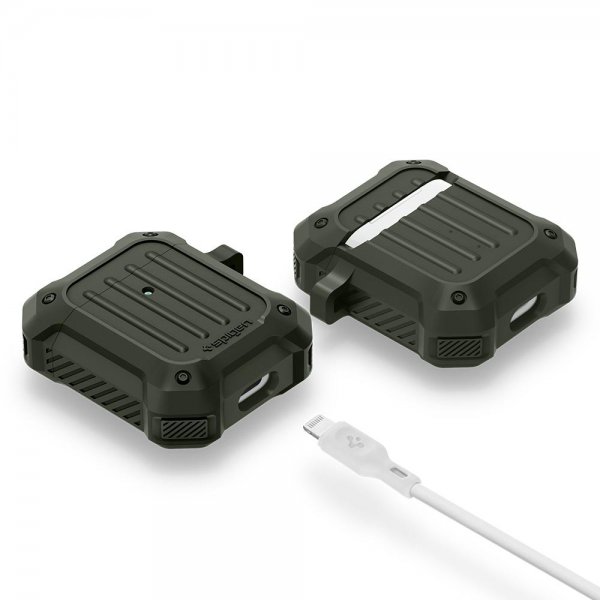 Spigen AirPods (1/2) Deksel Tough Armor Military Green