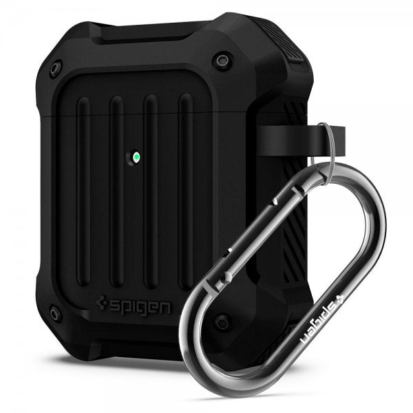 Spigen AirPods (1/2) Deksel Tough Armor Svart