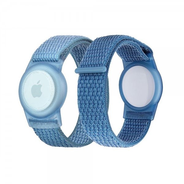 Mobile Origin AirTag Armbånd Nylon Blå