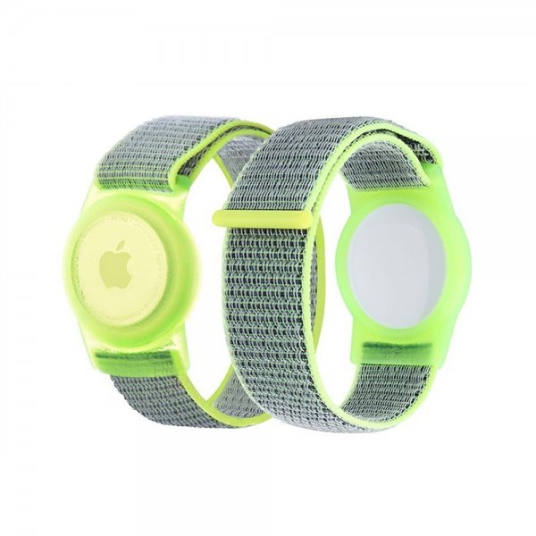 Mobile Origin AirTag Armbånd Nylon Grønn