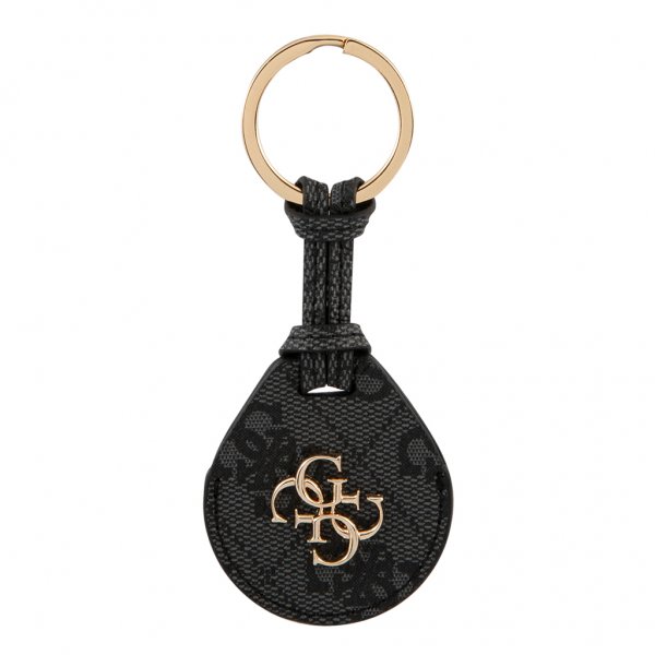 Guess AirTag Holder 4G Logo Svart
