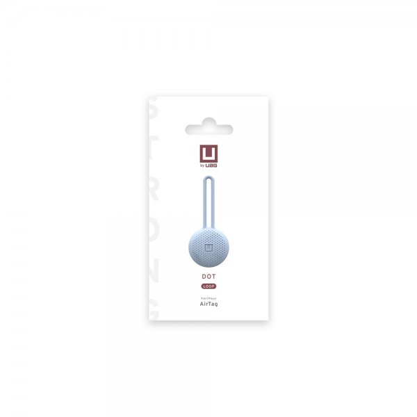 U by UAG AirTag Holder DOT Loop Soft Blue