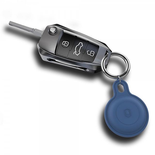 Mobile Origin AirTag Holder Keychain Outdoor Hvit