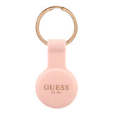 Guess AirTag Holder med Logo Rosa