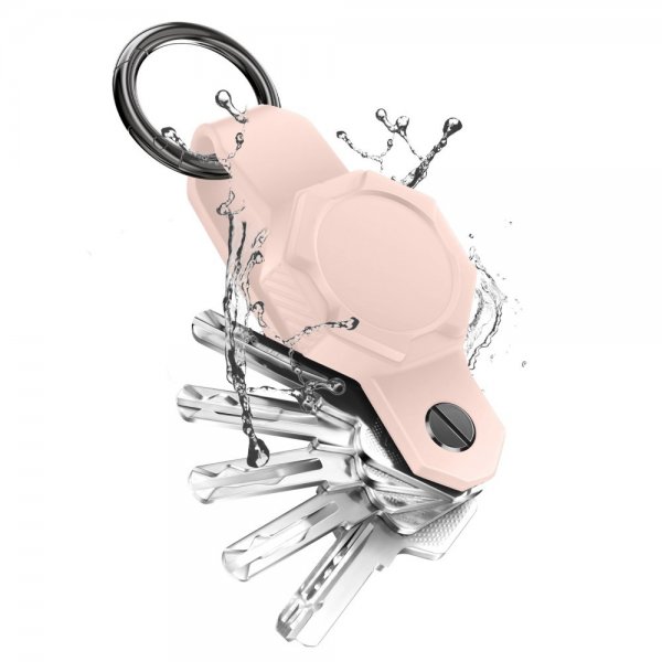 AirTag Holder Nøkkelholder Rosa