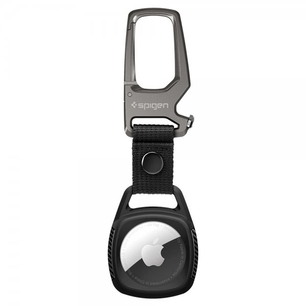 Spigen Apple AirTag Holder Rugged Armor Matte Black