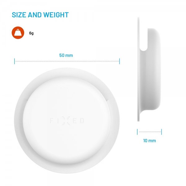 Fixed AirTag Holder Silky Sticker Hvit