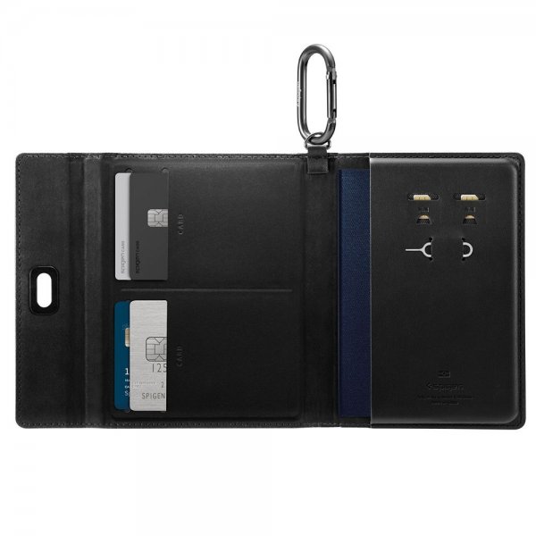 Spigen AirTag Passport Holder Svart