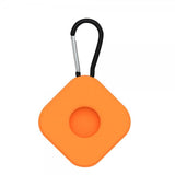 Apple AirTag Holder Silikon med Karabinkrok Square Oransje