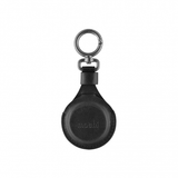 Moshi AirTag Holder PU-Leather Svart
