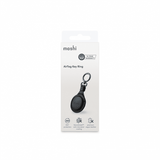 Moshi AirTag Holder PU-Leather Svart