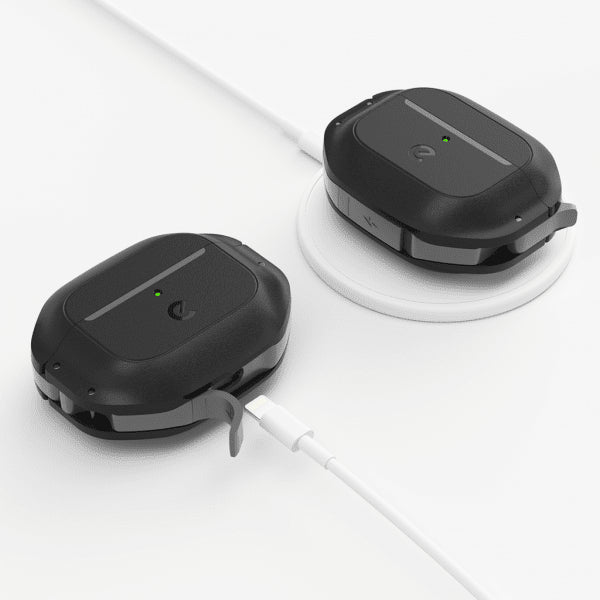 KeyBudz AirPods 3 Deksel Element Series Carbon Black