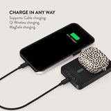 Burga Powerbank MagSafe 5000 mAh Almond Latte Metallgrå