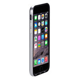 Just Mobile iPhone 6/6s Skall AluFrame Leather Svart Sølv