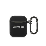 AMG AirPods 1/2 Deksel Liquid Silicone Svart