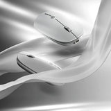 ALOGIC Trådløs Mus Echelon Bluetooth USB-C Rechargeable 4 Keys Hvit