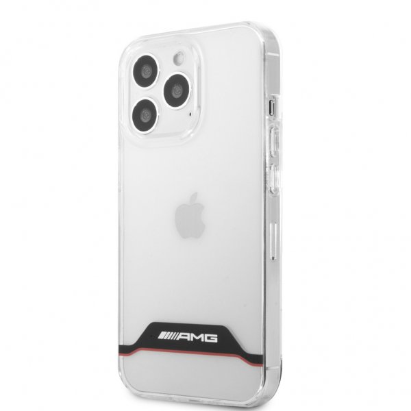AMG iPhone 13 Pro Deksel Electroplated Horizontal Stripes Sin Transparent