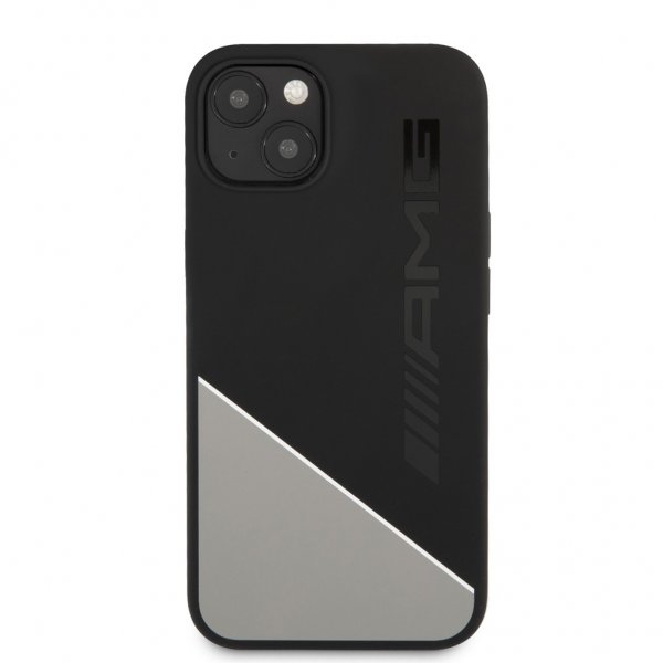 AMG iPhone 13 Mini Deksel Liquid Silicone Two Tone Grå