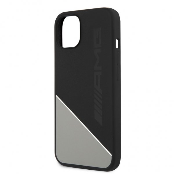 AMG iPhone 13 Mini Deksel Liquid Silicone Two Tone Grå