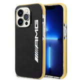 AMG iPhone 14 Pro Max Deksel med Logo Svart Gul