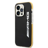 AMG iPhone 14 Pro Max Deksel med Logo Svart Gul