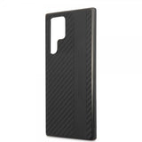 AMG Samsung Galaxy S22 Ultra Deksel Leather Stripe Carbon Svart