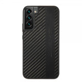 AMG Samsung Galaxy S22 Plus Deksel Leather Stripe Carbon Svart