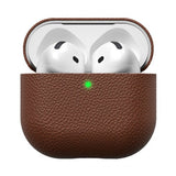 KeyBudz AirPods 4 Deksel Artisan Series Natural Brown