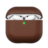KeyBudz AirPods 4 Deksel Artisan Series Natural Brown