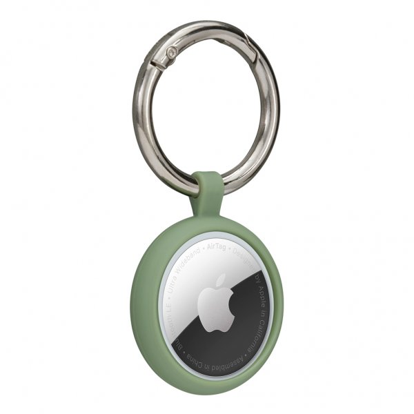 dbramante1928 Apple AirTag Holder Greenland Key Ring Green Bay