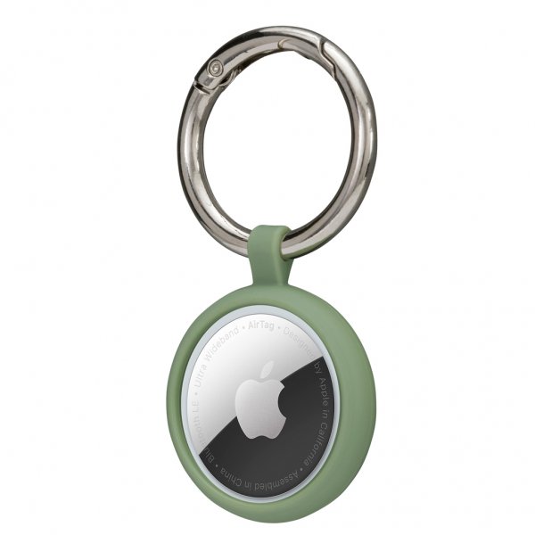 dbramante1928 Apple AirTag Holder Greenland Key Ring Green Bay
