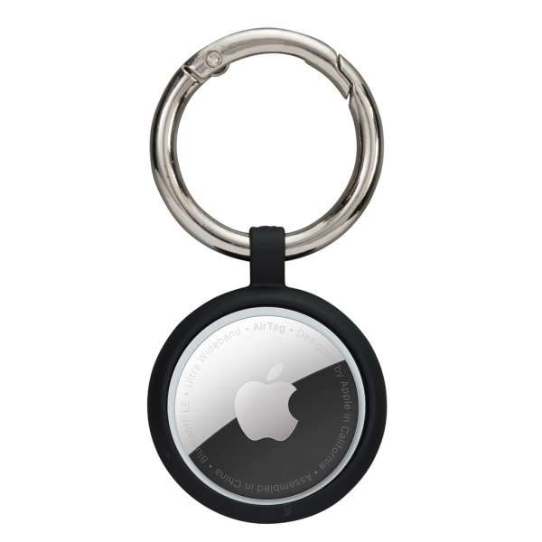 dbramante1928 Apple AirTag Holder Greenland Key Ring Night Black