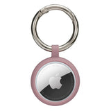dbramante1928 Apple AirTag Holder Greenland Key Ring Pink Sand