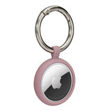 dbramante1928 Apple AirTag Holder Greenland Key Ring Pink Sand
