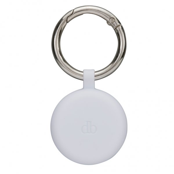 dbramante1928 Apple AirTag Holder Greenland Key Ring Winter White